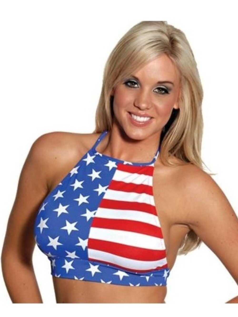 Halter USA Flag  Cami Top